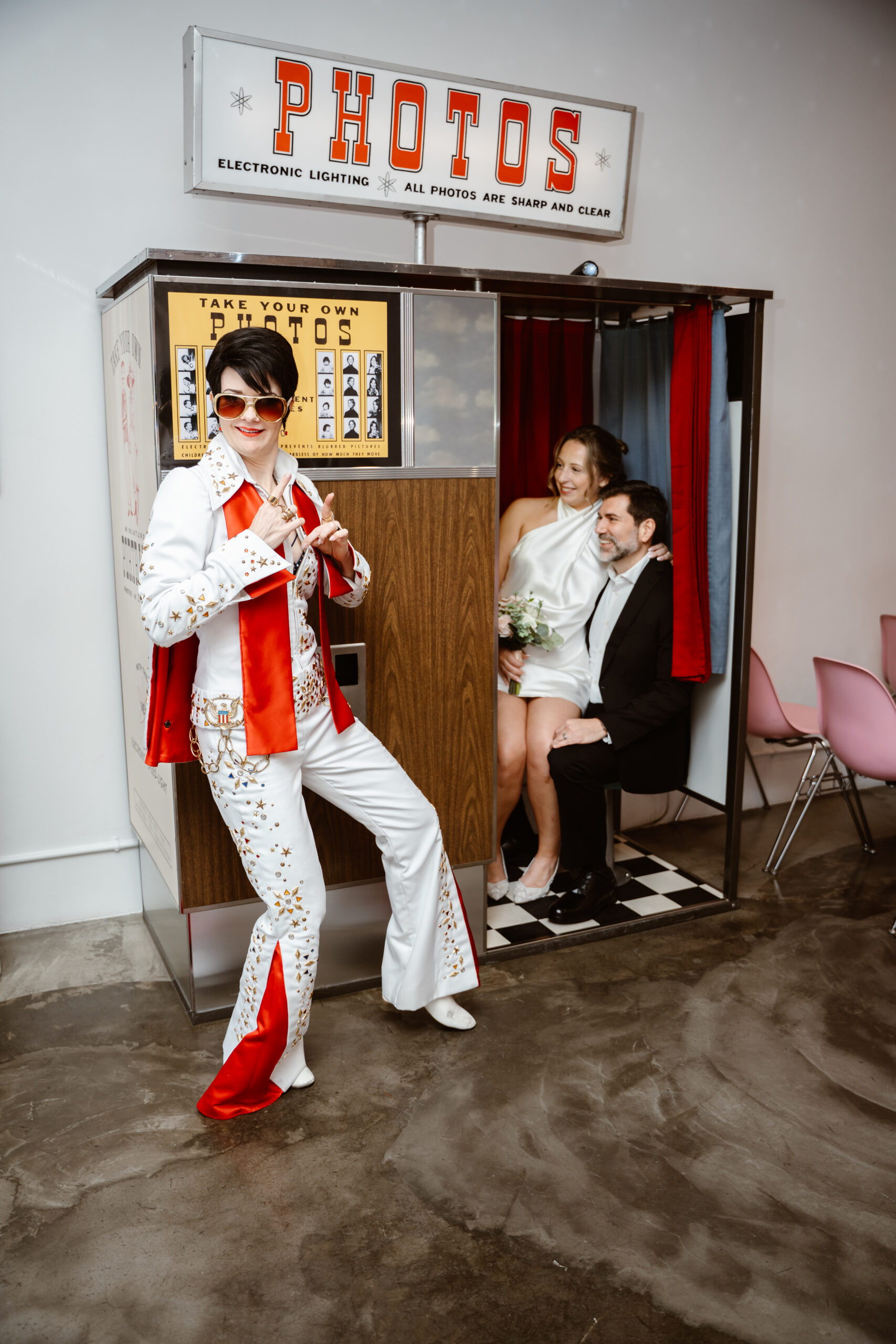 Sure Thing Chapel Elopement with Lady Elvis.