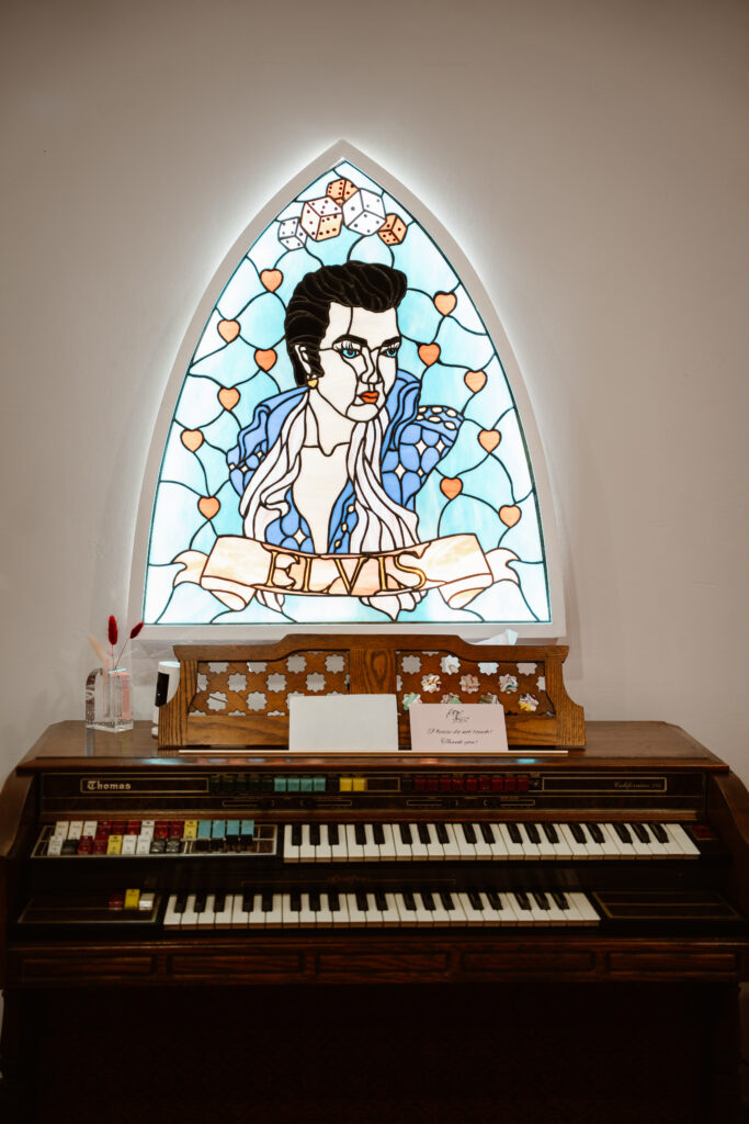 Inside photo of Sure Thing Chapel.